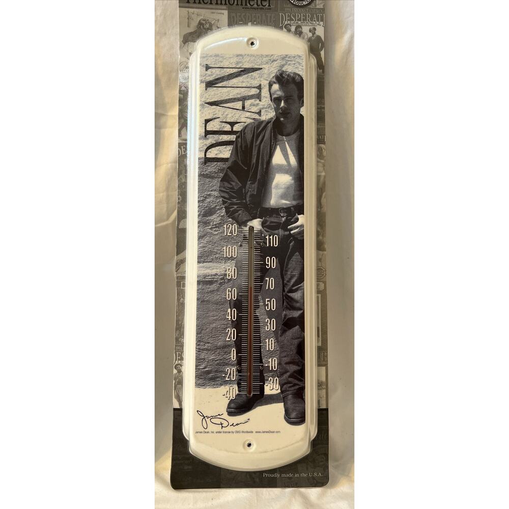 James Dean Thermometer Home Shop Office Kitchen Garage Decor NEW